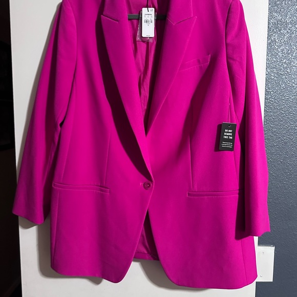 Express Women's Fuschia Blazer Size XL - Picture 2 of 4